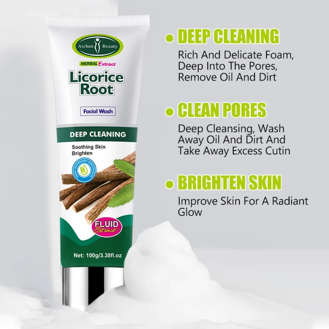 Licorice Root Facial Wash – Brightening Cleanser victoriastore.com.pk