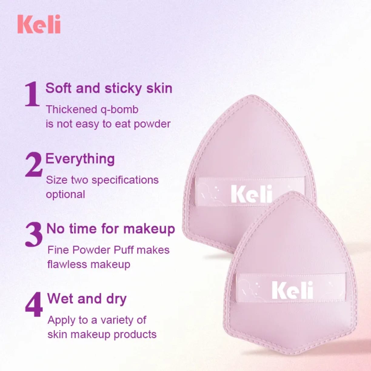 Eco-Friendly Washable Makeup Sponge Puff - Pro Face Sponge victoriastore.com.pk