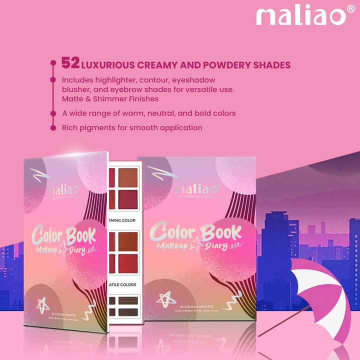 Maliao® 52 Color Makeup Palette All-in-One Kit victoriastore.com.pk