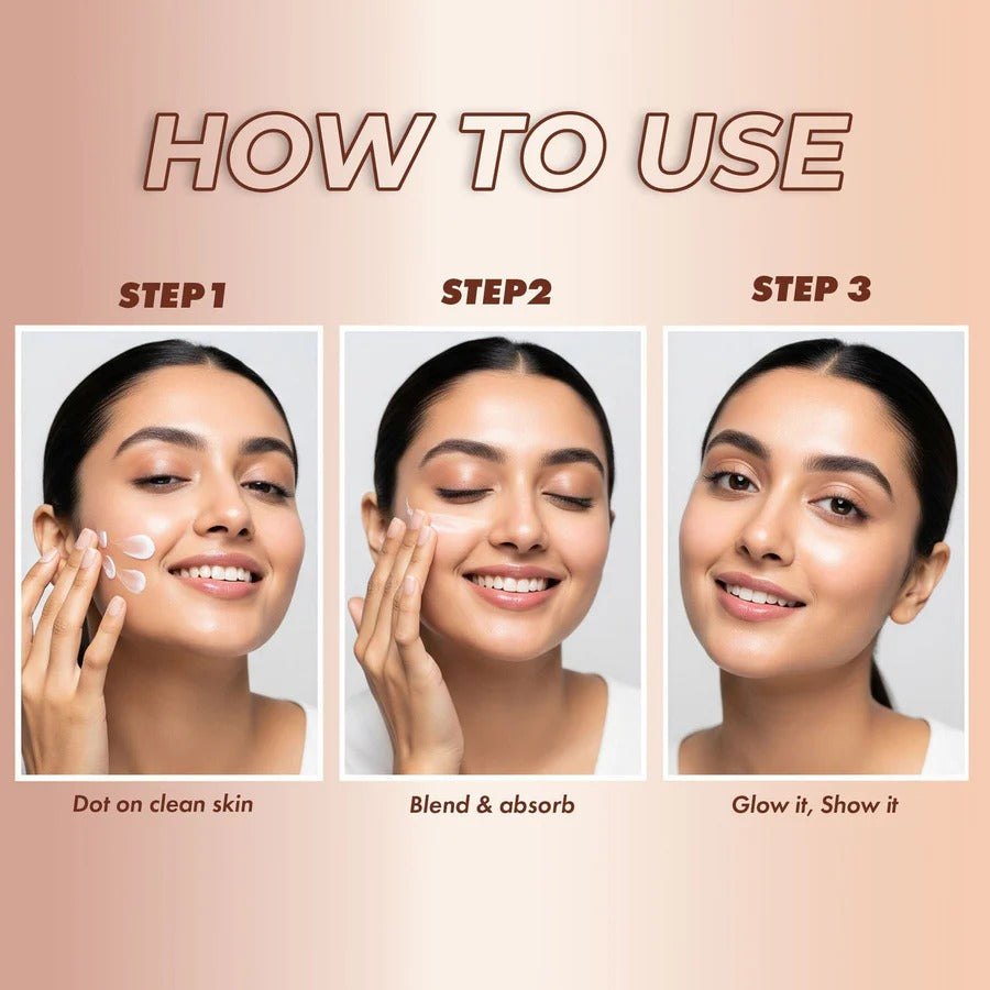 Maliao 7-in-1 Natural Glow Cream | Hydrating Primer Base
