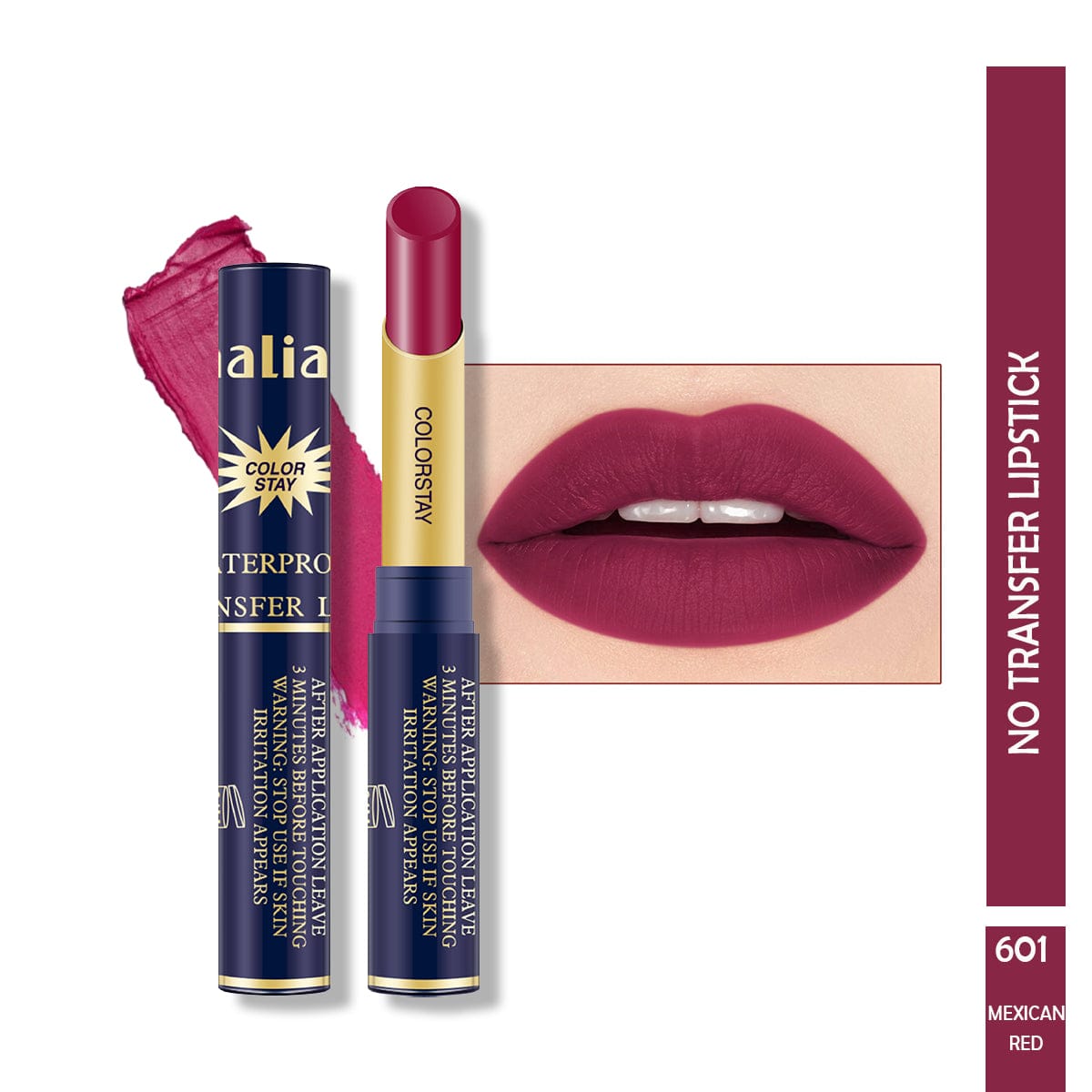 Maliao Color Stay Waterproof No-Transfer Lipstick victoriastore.com.pk