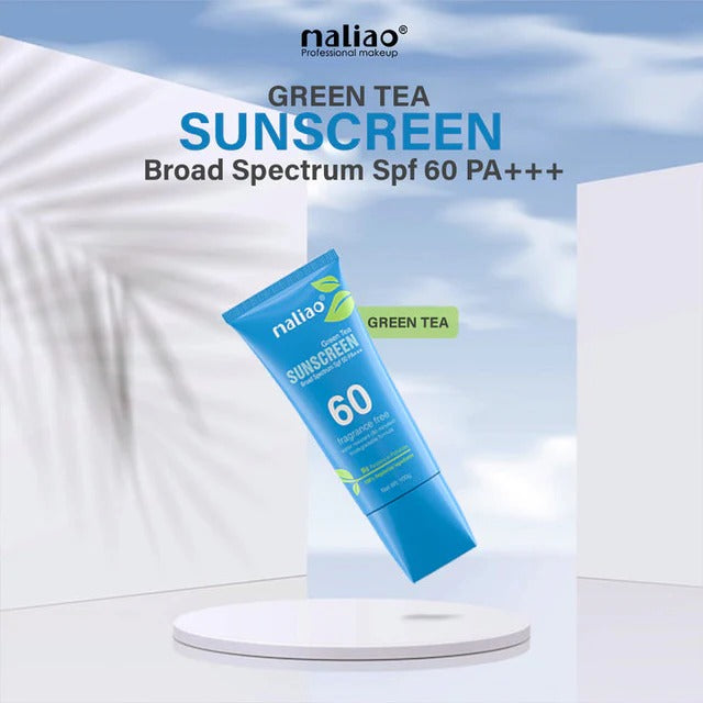 Maliao Green Tea Sunscreen SPF 60 PA+++ | UV Protection Sunblock