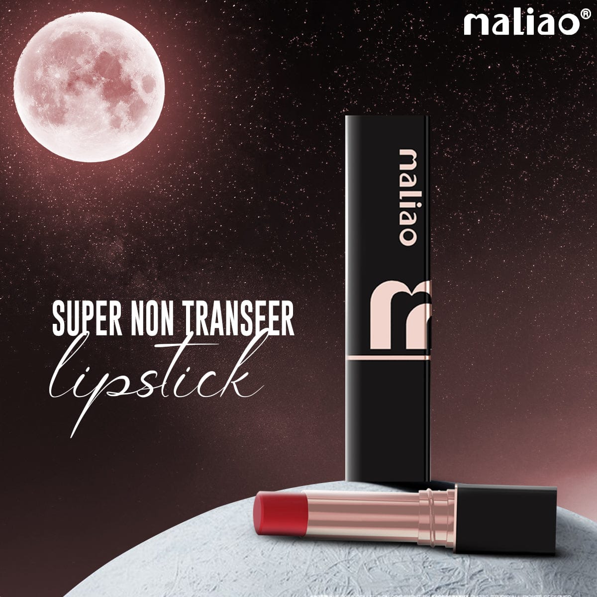 Maliao Super Non-Transfer Matte Lipstick  Long Lasting  victoriastore.com.pk