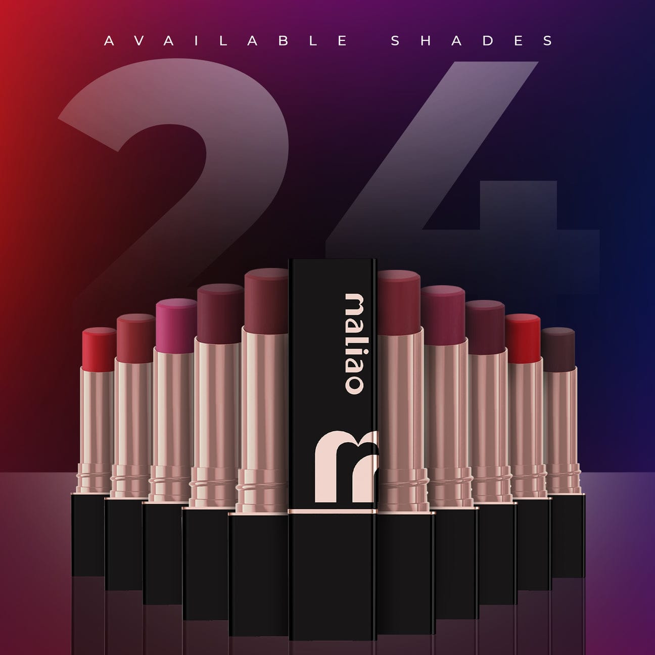 Maliao Super Non-Transfer Matte Lipstick  Long Lasting  victoriastore.com.pk 