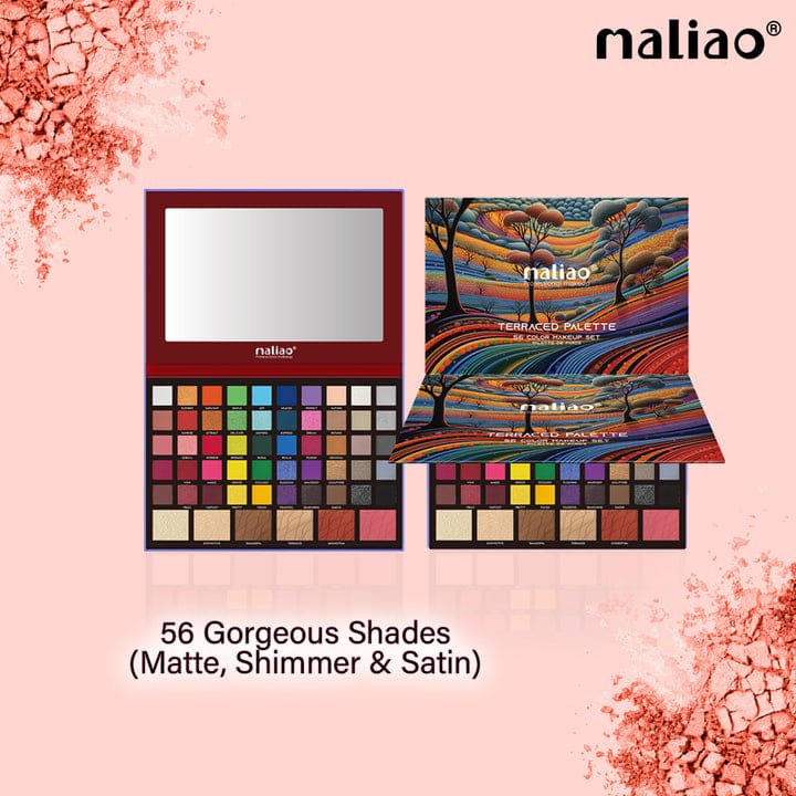 Maliao® Terraced Makeup Palette 56 Colors – Pro Kit victoriastore.com.pk