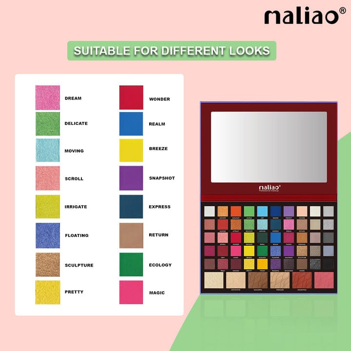 Maliao® Terraced Makeup Palette 56 Colors – Pro Kit victoriastore.com.pk