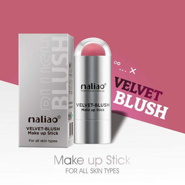 Maliao® Velvet Blush Stick – Creamy Glow Finish victoriastore.com.pk