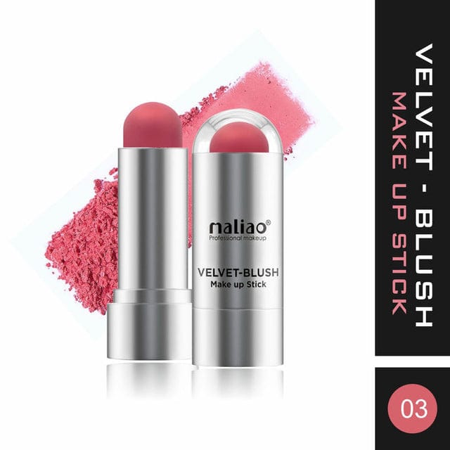 Maliao® Velvet Blush Stick – Creamy Glow Finish victoriastore.com.pk