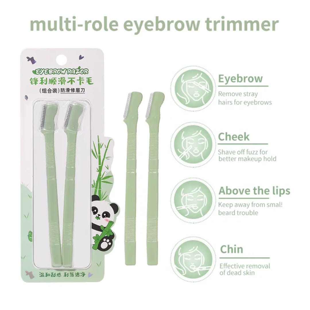 Mini Eyebrow Razor Set – Portable Dermaplaning Tool victoriastore.com.pk
