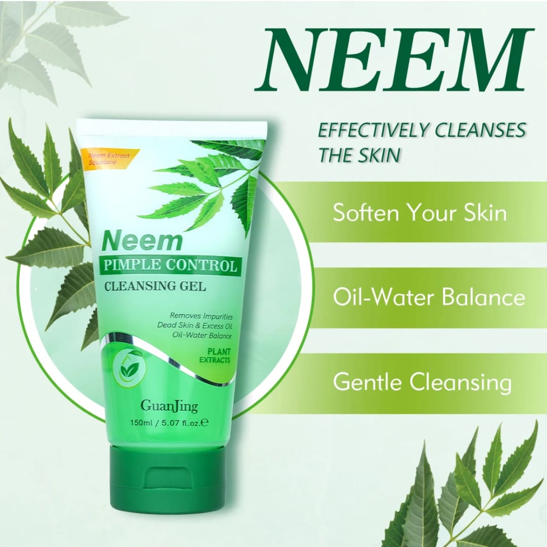 Neem Pimple Control Cleansing Gel for Acne-Free Skin victoriastore.com.pk