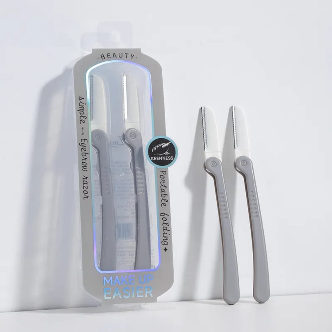 Pack Of 2 Eyebrow Trimmer with Protective Net victoriastore.com.pk