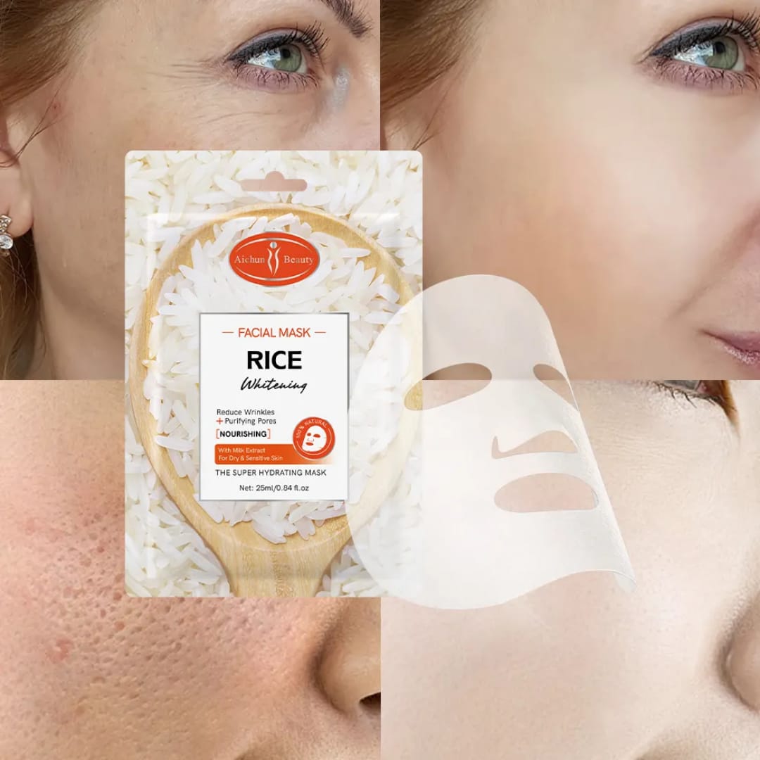 Rice Facial Mask with Milk – Brightening & Hydrating Care victoriastore.com.pk