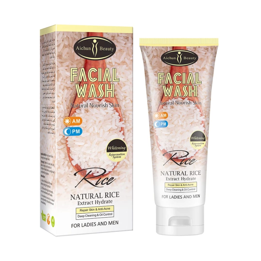 Rice Facial Wash – Brightening & Oil Control Cleanser victoriastore.com.pk