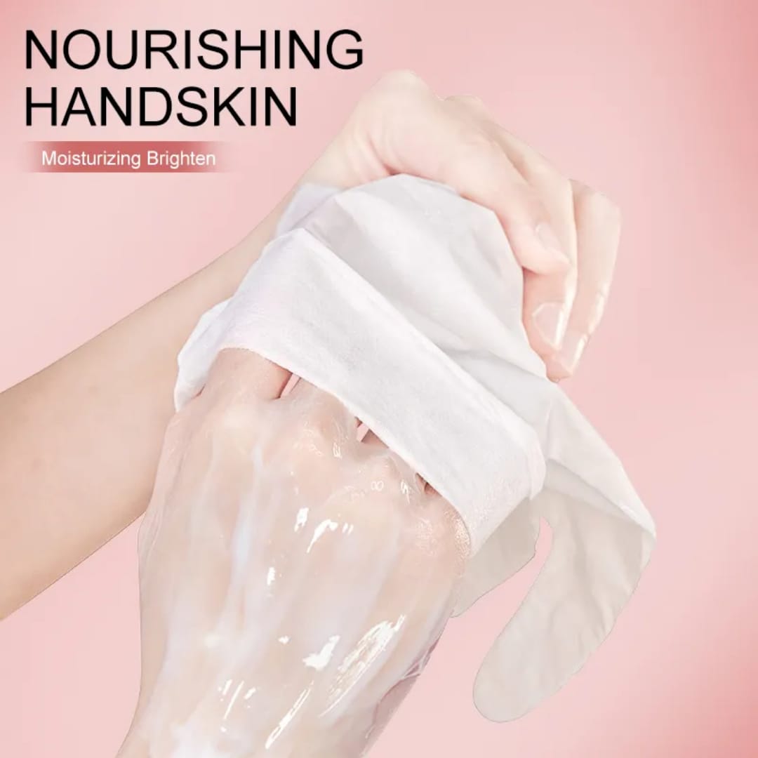 Rose Hand Mask Gloves – Hydrating & Brightening Care victoriastore.com.pk