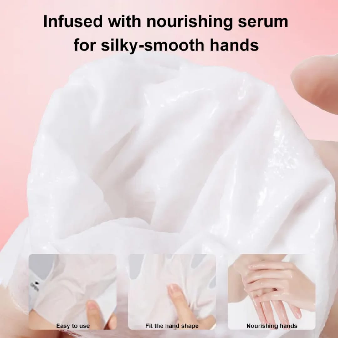 Rose Hand Mask Gloves – Hydrating & Brightening Care victoriastore.com.pk