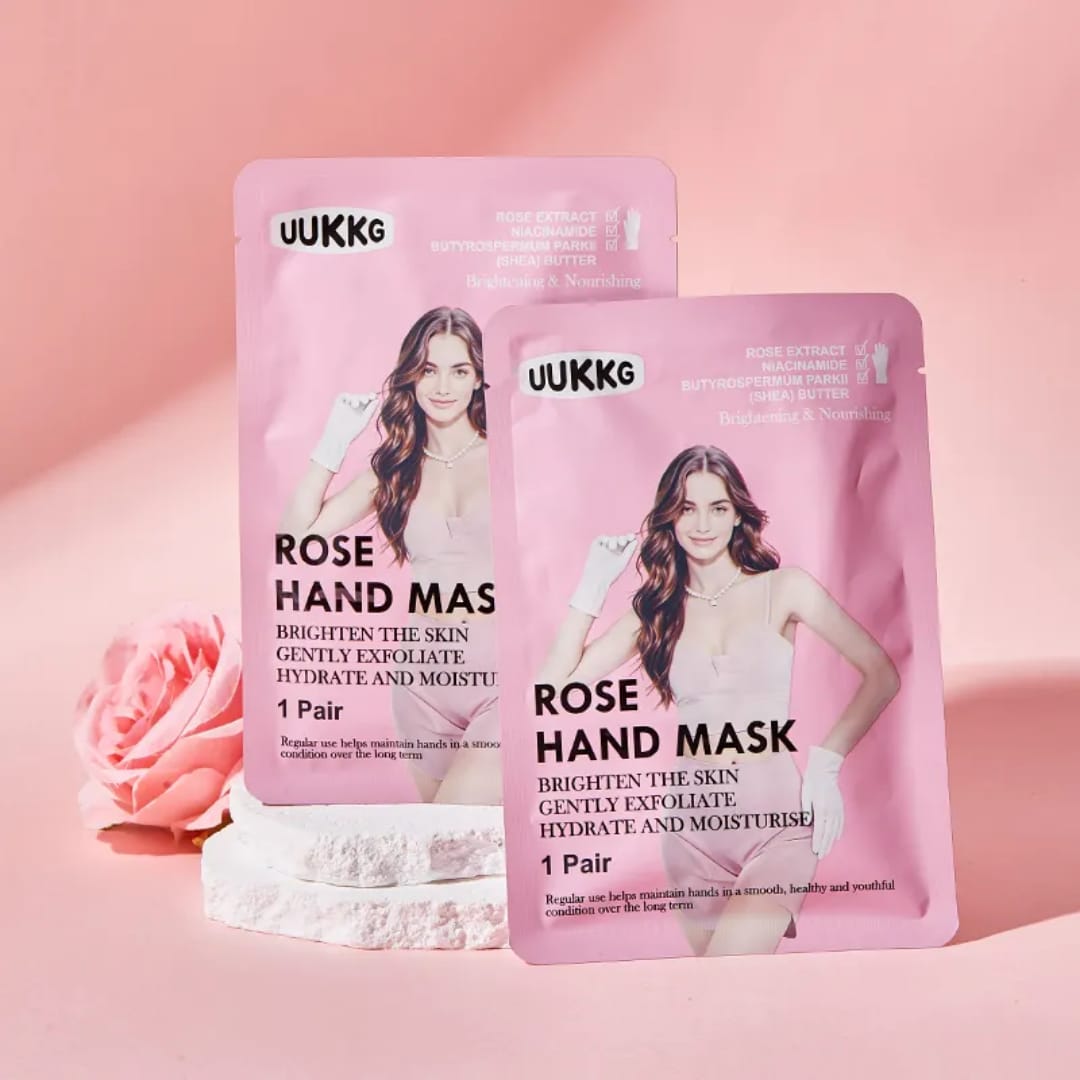 Rose Hand Mask Gloves – Hydrating & Brightening Care victoriastore.com.pk