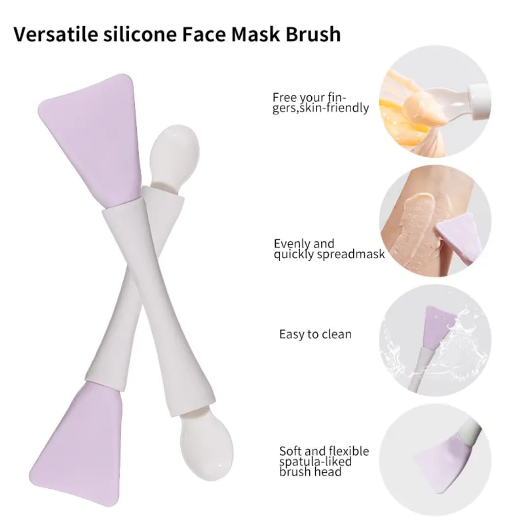 Silicone Facial Mask Brush – Smooth & Hygienic Applicator victoriastore.com.pk