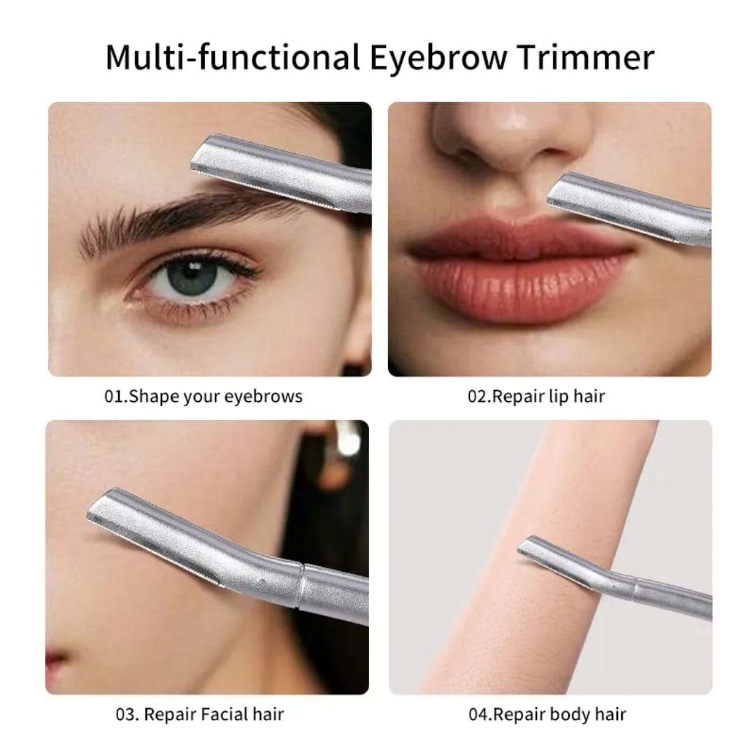 Stainless Steel Pen Eyebrow Trimmer JJF09 victoriastore.com.pk