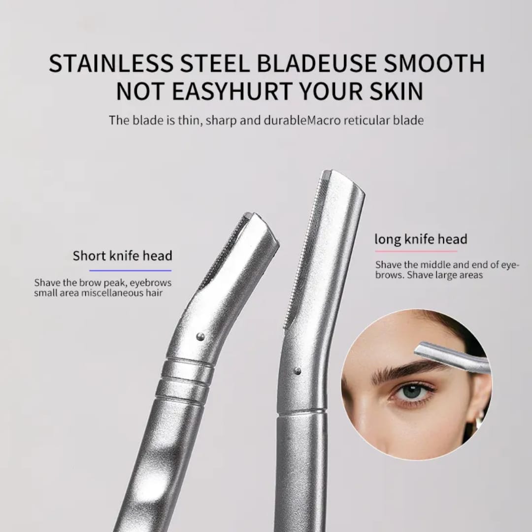 Stainless Steel Pen Eyebrow Trimmer JJF09 victoriastore.com.pk
