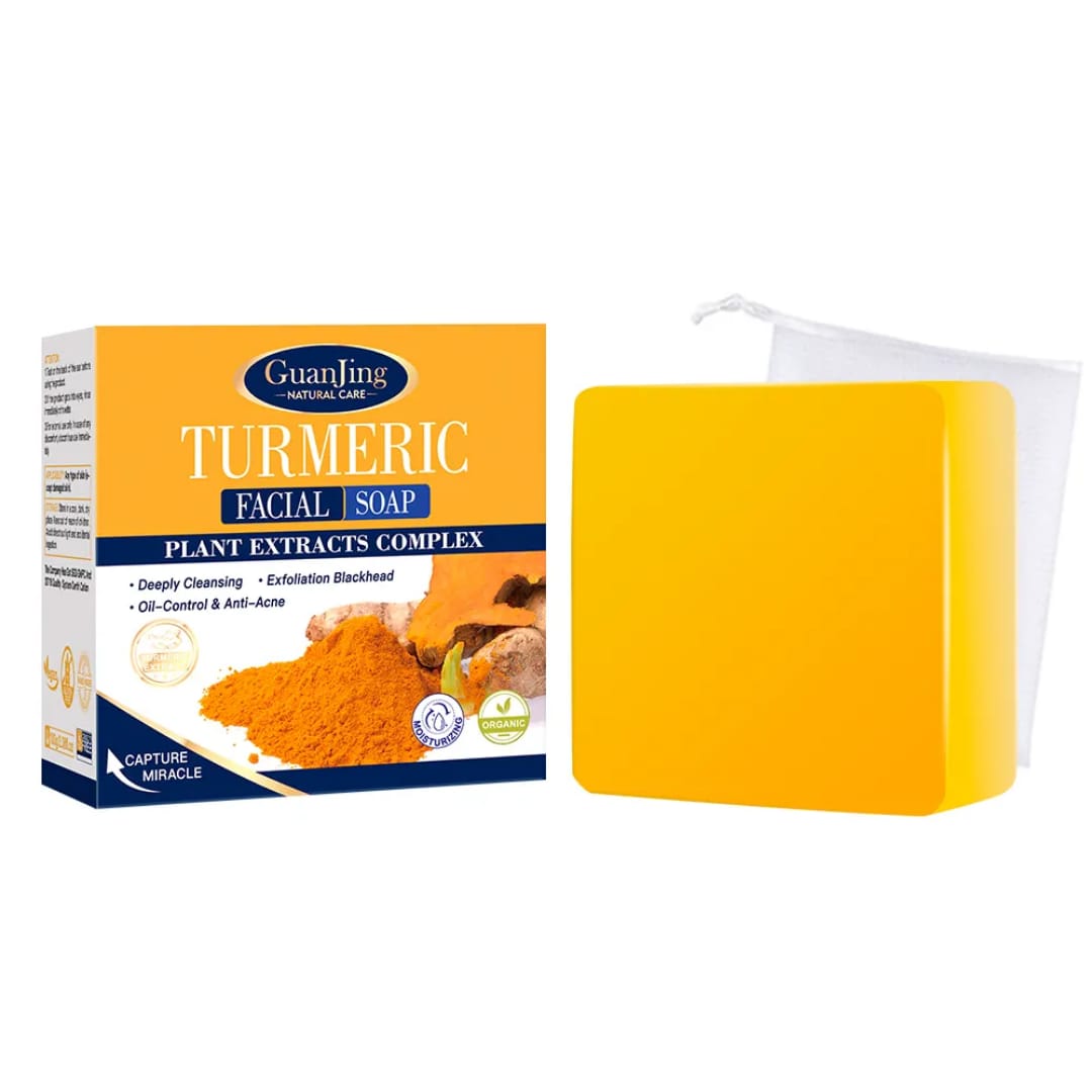Turmeric Facial Soap – Deep Cleansing & Acne Control victoriastore.com.pk
