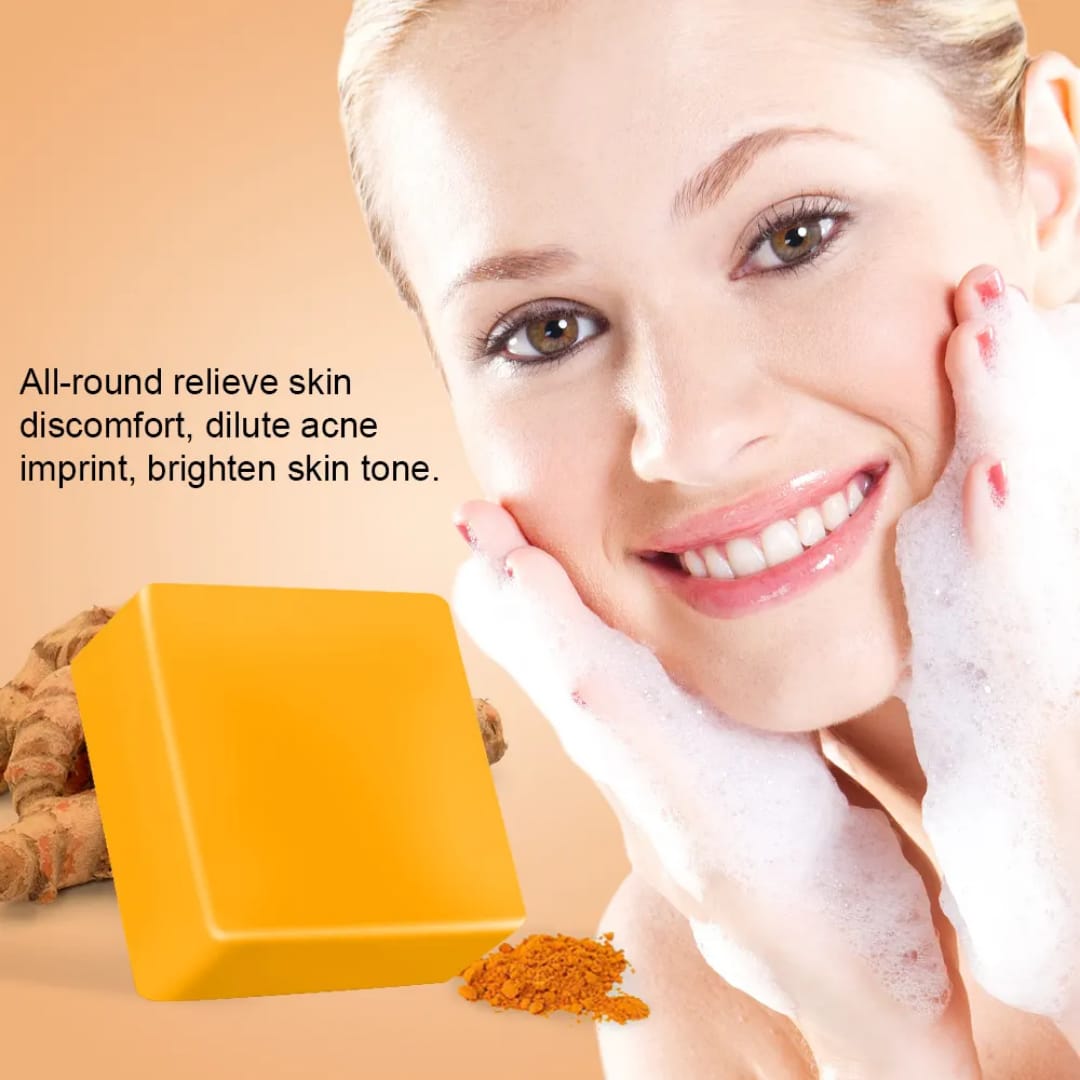 Turmeric Facial Soap – Deep Cleansing & Acne Control victoriastore.com.pk