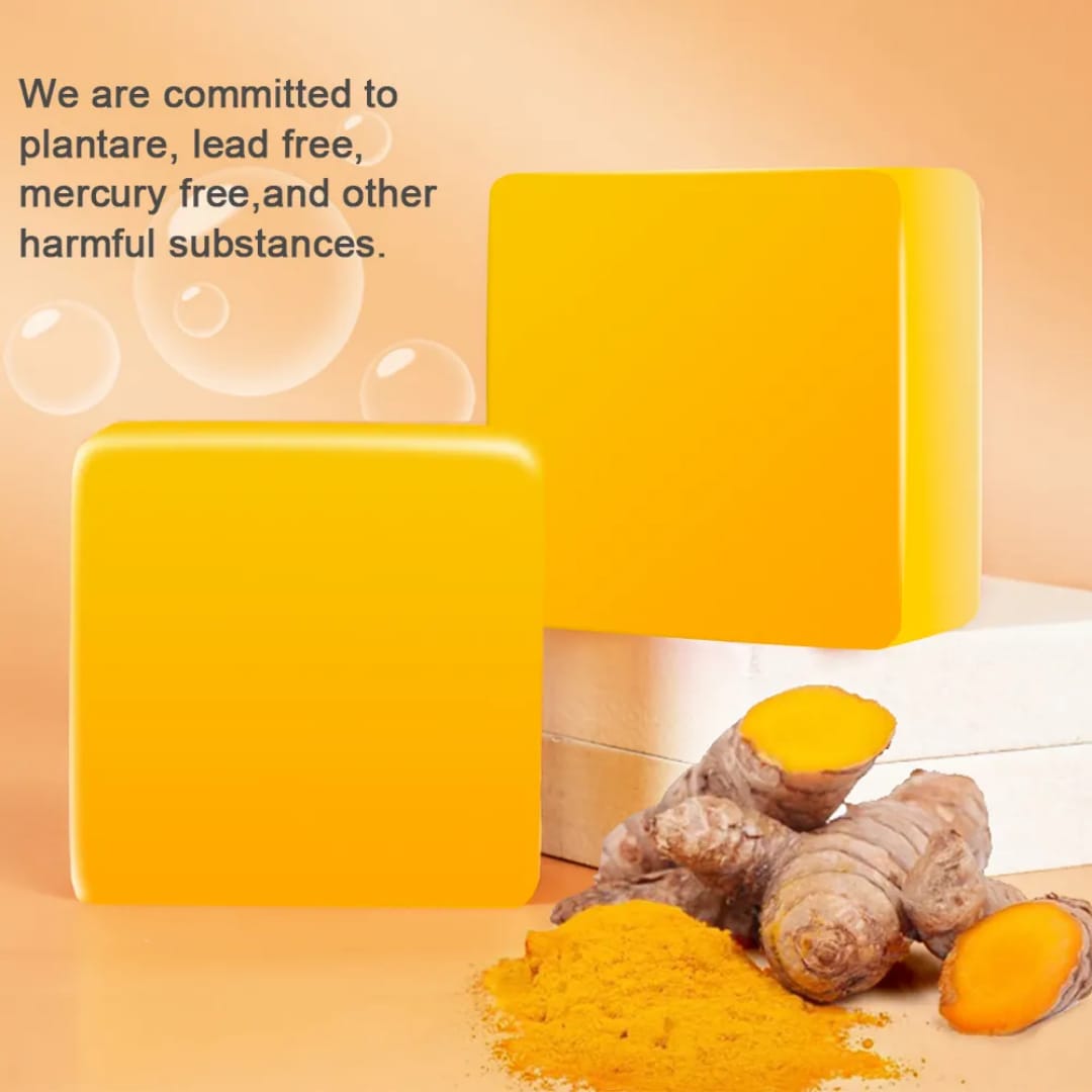 Turmeric Facial Soap – Deep Cleansing & Acne Control victoriastore.com.pk