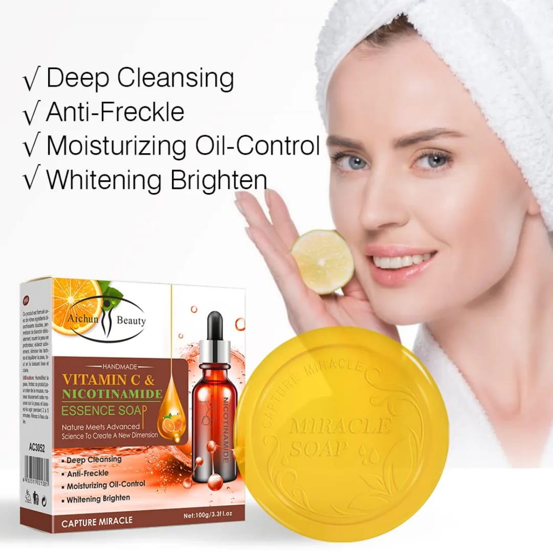 Vitamin C & Niacinamide Soap – Brightening Glow Bar victoriastore.com.pk
