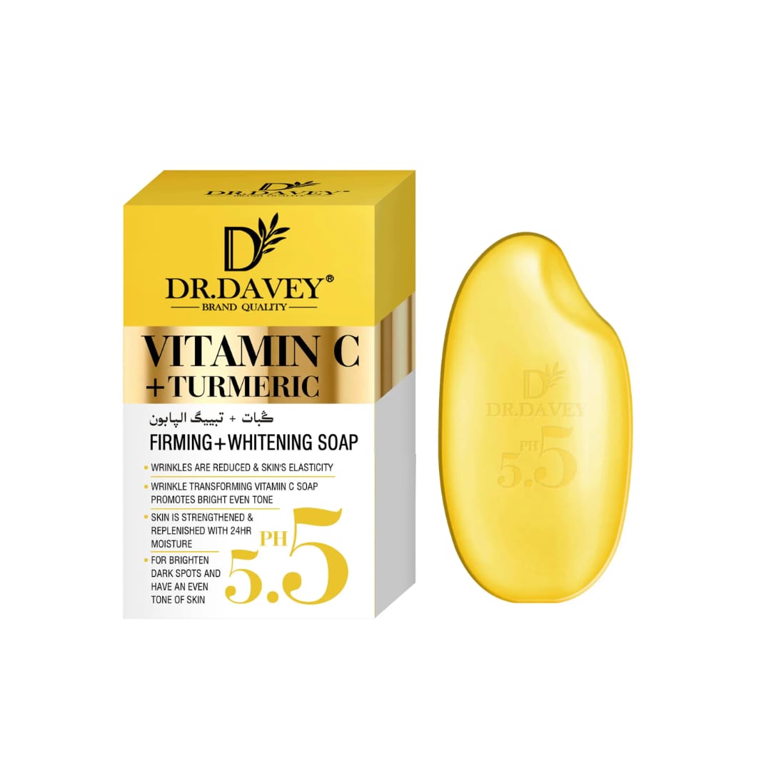 Vitamin C & Turmeric Soap for Brightening & Firming Skin victoria.com.pk