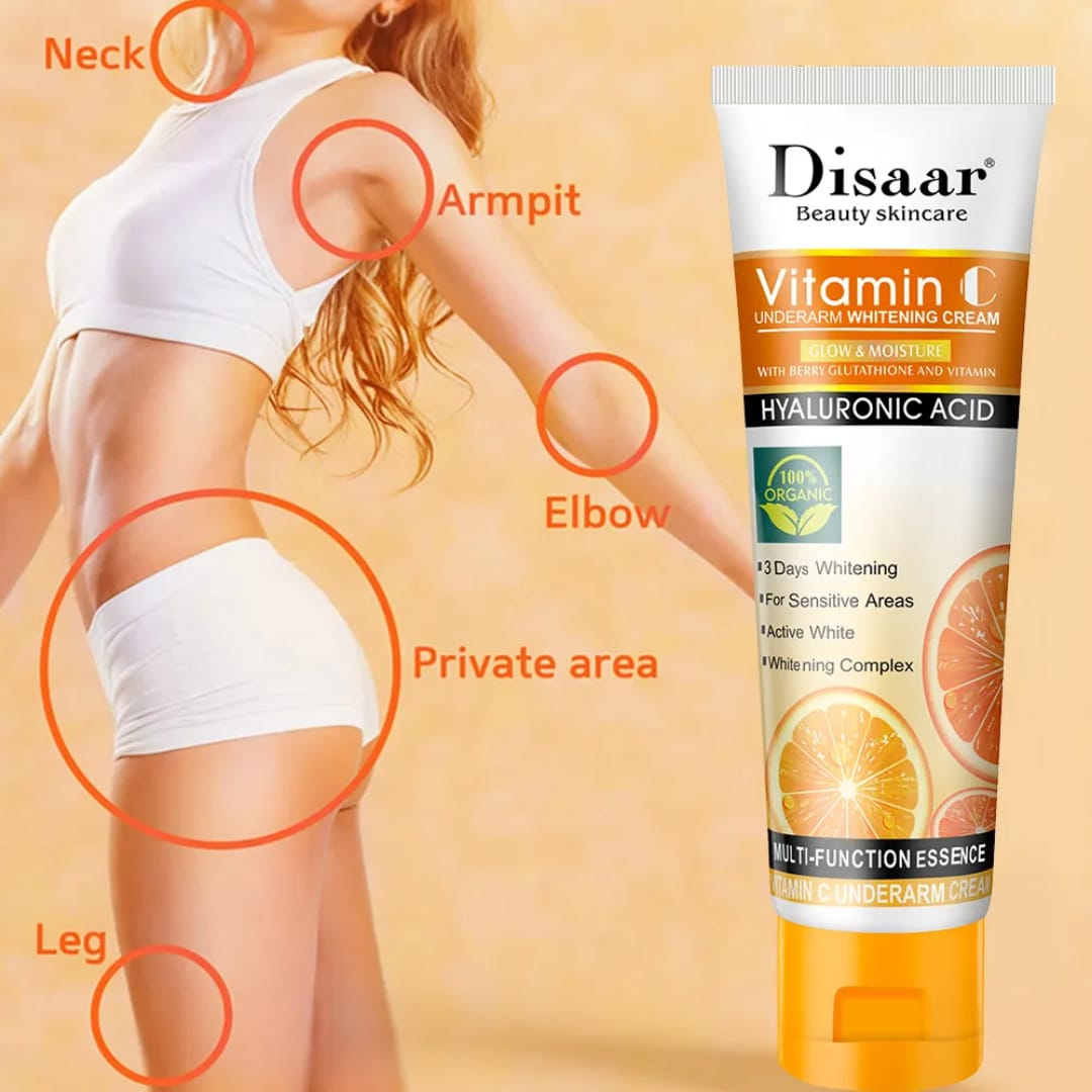 Vitamin C Underarm Whitening Cream with Hyaluronic Acid  victoriastore.com.pk