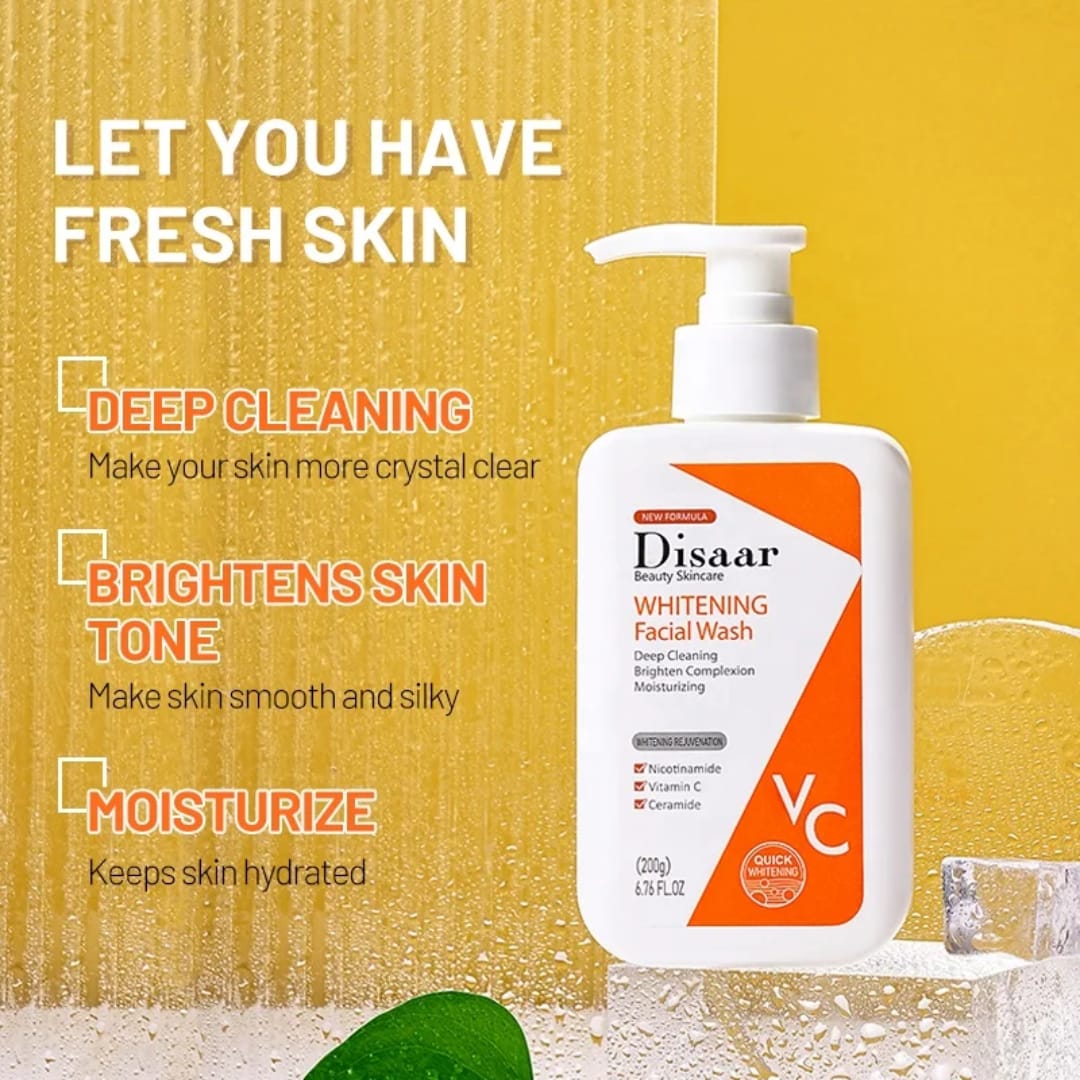 Vitamin C Whitening Facial Wash – Brightening Cleanser victoriastore.com.pk