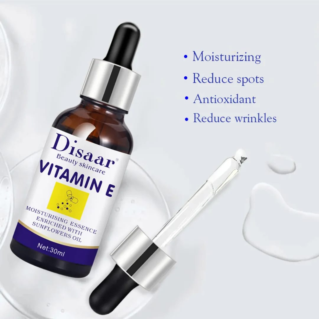 One Stop Vitamin E Whitening Facial Serum with Sunflower Oil Moisturizing Vitamin E Serum for Skin Care Face Serum victoriastore.com.pk