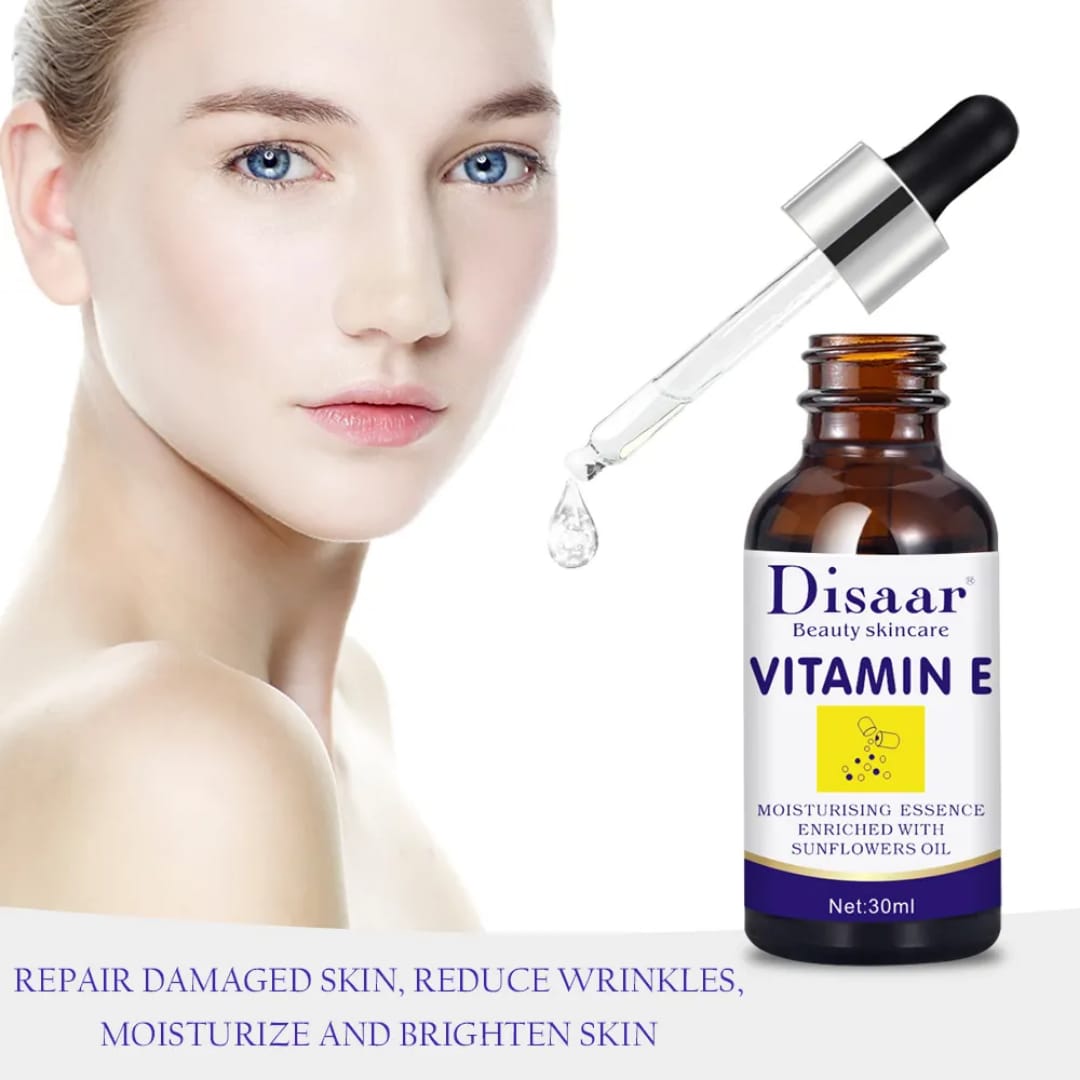 One Stop Vitamin E Whitening Facial Serum with Sunflower Oil Moisturizing Vitamin E Serum for Skin Care Face Serum victoriastore.com.pk
