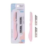 LMLTOP Foldable Eyebrow Razor Set A0261 (2+1 Blades) victoriastorecom.pk