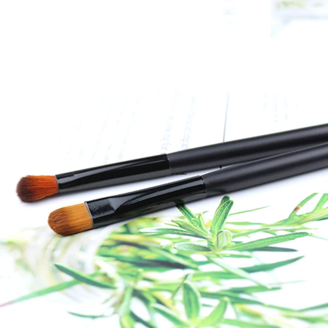 5PCS Professional Eyeshadow Brush Set – Black Makeup Brushes