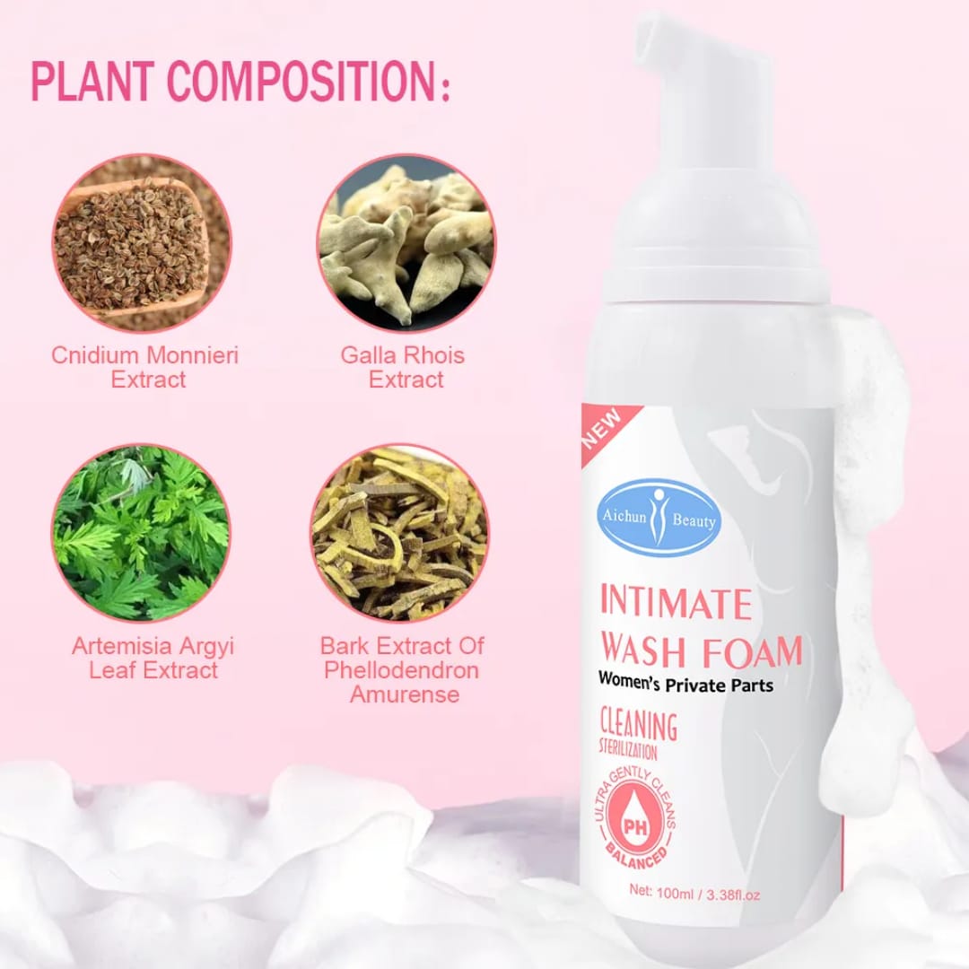 Women’s Feminine Wash Foam – Gentle Intimate Cleanser victoriastore.com.pk
