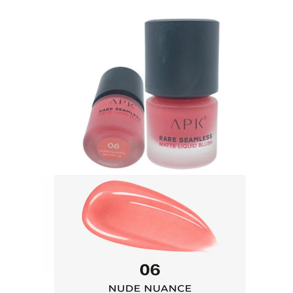 APK Rare Seamless Matte Liquid Blush | Long-Lasting Fluid Blush