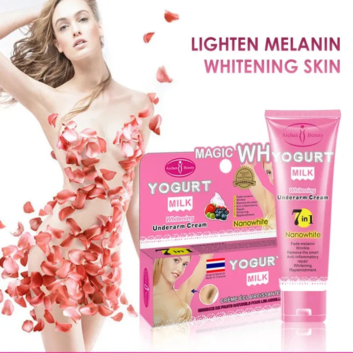 Aichun Beauty Magic White 7 In 1 Yogurt and Milk Under Arm Cream - 80g victoriastore.com.pk